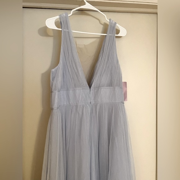 Anthropologie Dresses & Skirts - NWT beautiful BHLDN Jenny Yoo collection Sarita dress 👗. Color whisper blue👗